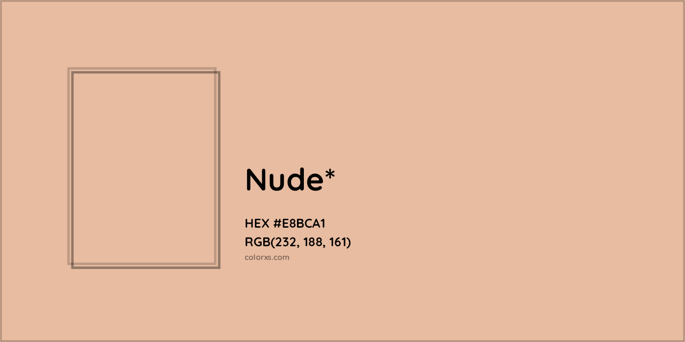 HEX #E8BCA1 Color Name, Color Code, Palettes, Similar Paints, Images