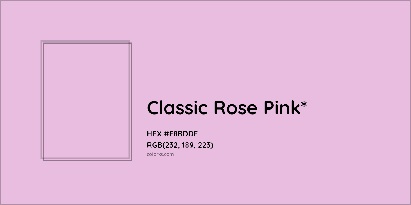 HEX #E8BDDF Color Name, Color Code, Palettes, Similar Paints, Images