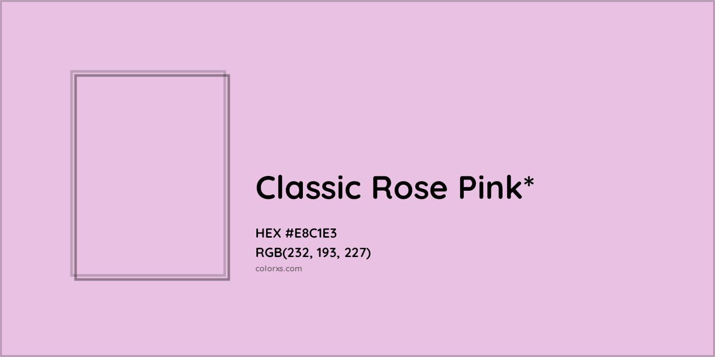 HEX #E8C1E3 Color Name, Color Code, Palettes, Similar Paints, Images