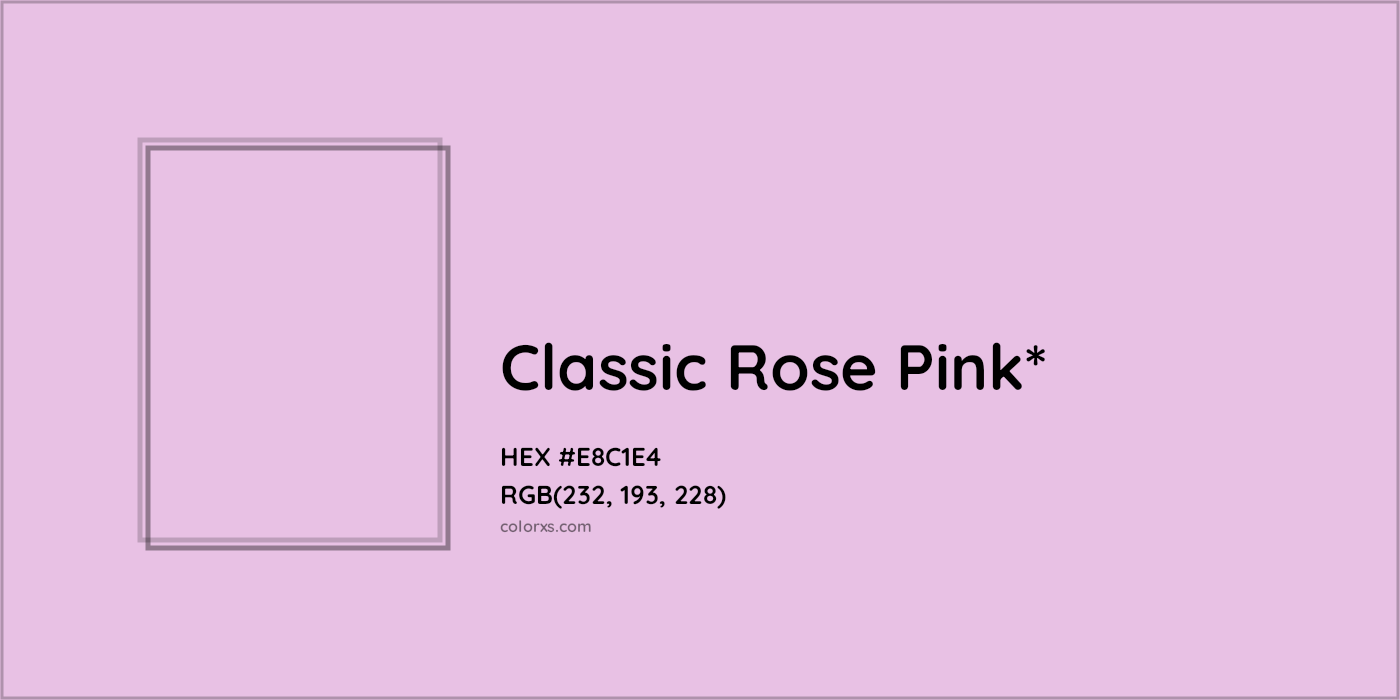 HEX #E8C1E4 Color Name, Color Code, Palettes, Similar Paints, Images