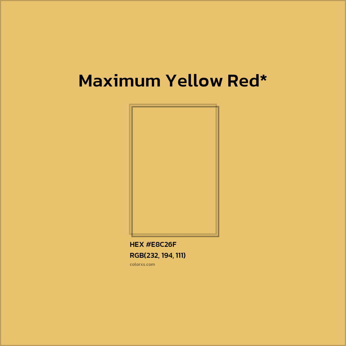 HEX #E8C26F Color Name, Color Code, Palettes, Similar Paints, Images