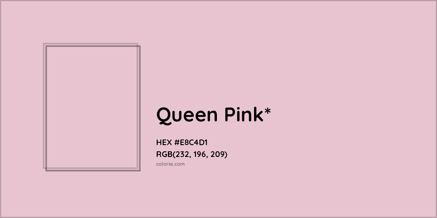 HEX #E8C4D1 Color Name, Color Code, Palettes, Similar Paints, Images