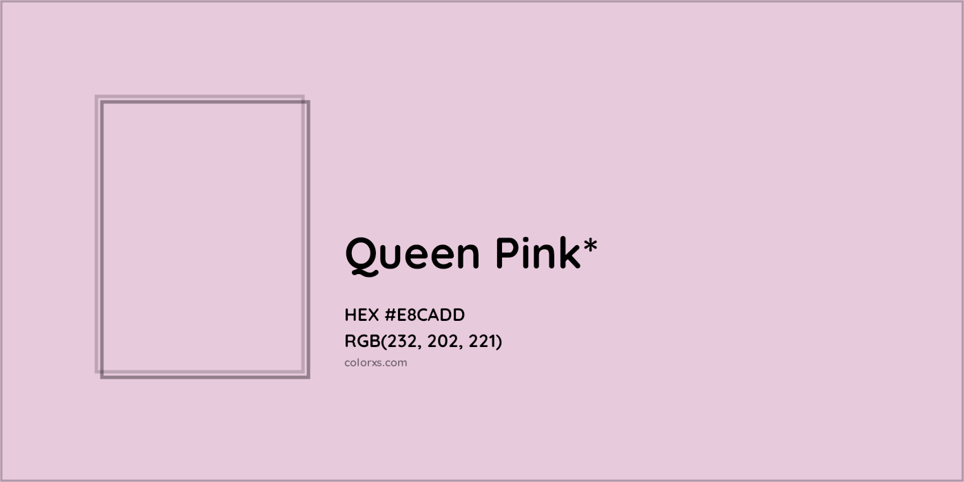 HEX #E8CADD Color Name, Color Code, Palettes, Similar Paints, Images