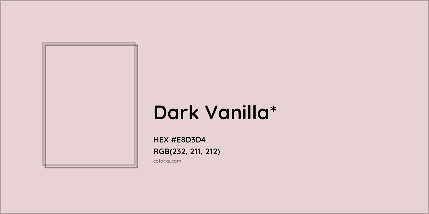 HEX #E8D3D4 Color Name, Color Code, Palettes, Similar Paints, Images