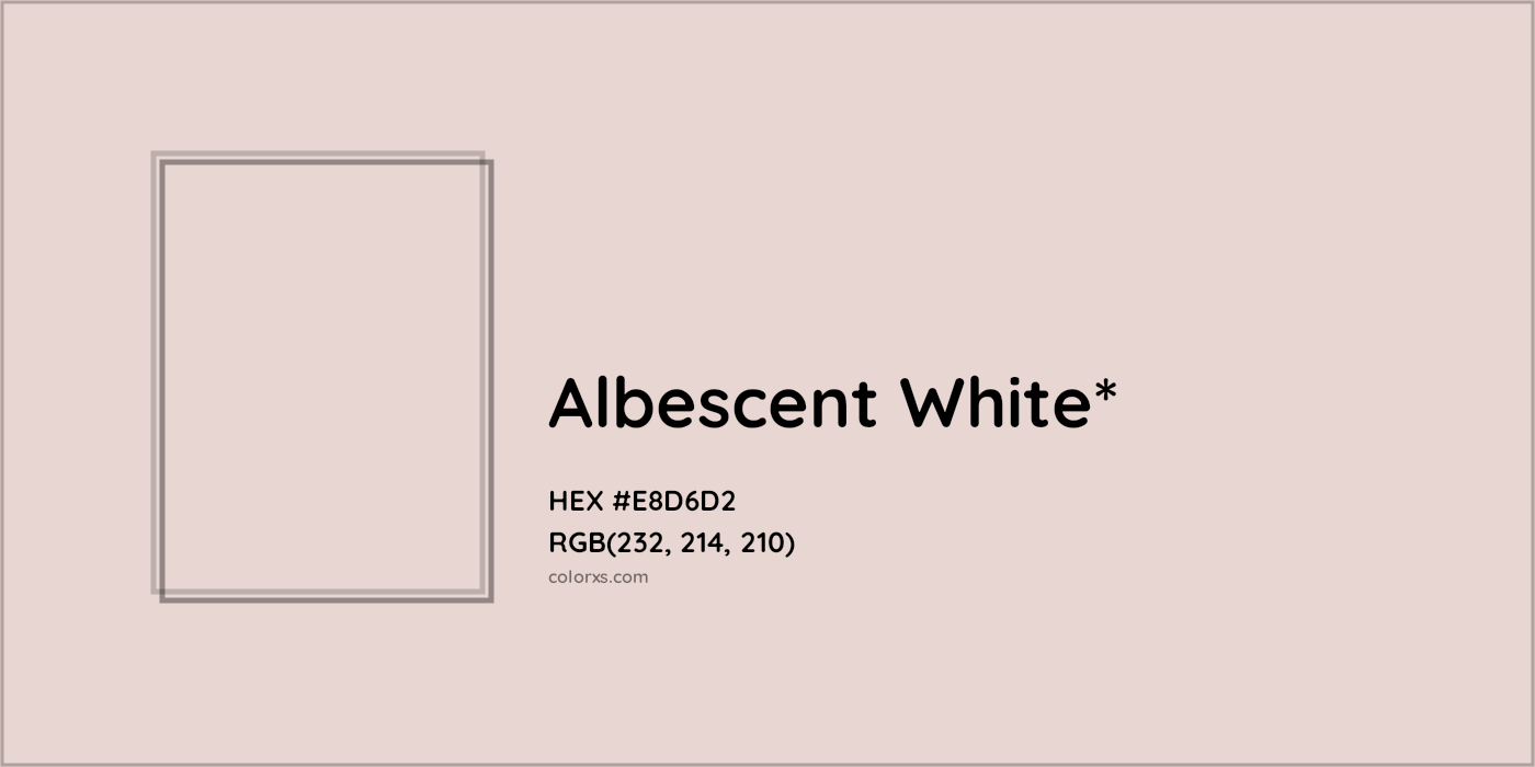 HEX #E8D6D2 Color Name, Color Code, Palettes, Similar Paints, Images