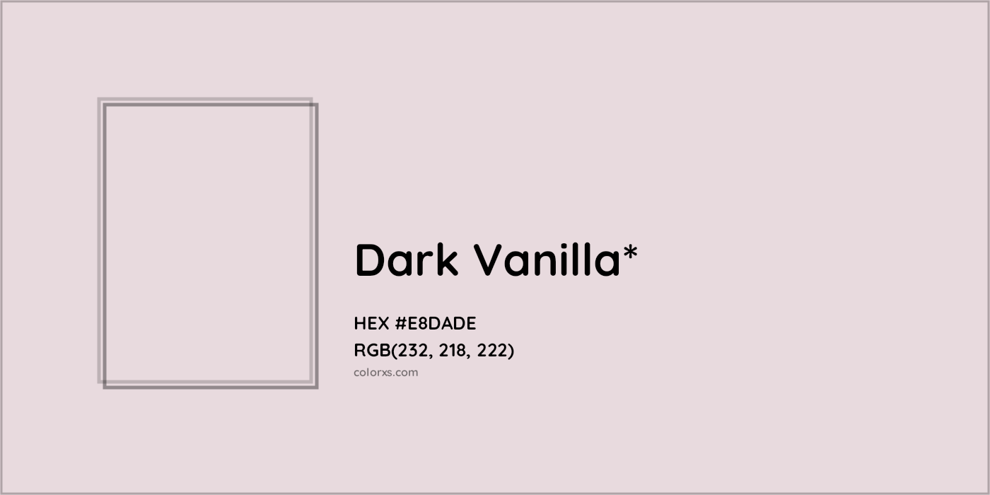 HEX #E8DADE Color Name, Color Code, Palettes, Similar Paints, Images