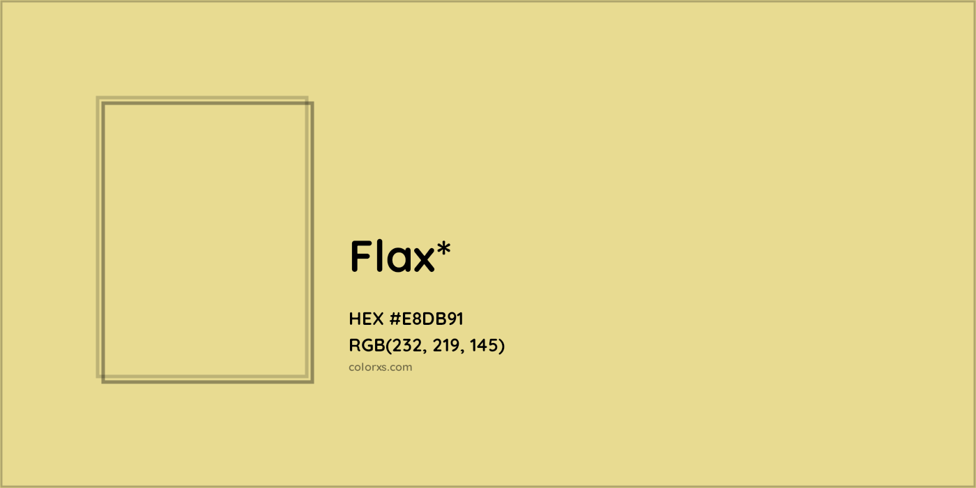 HEX #E8DB91 Color Name, Color Code, Palettes, Similar Paints, Images