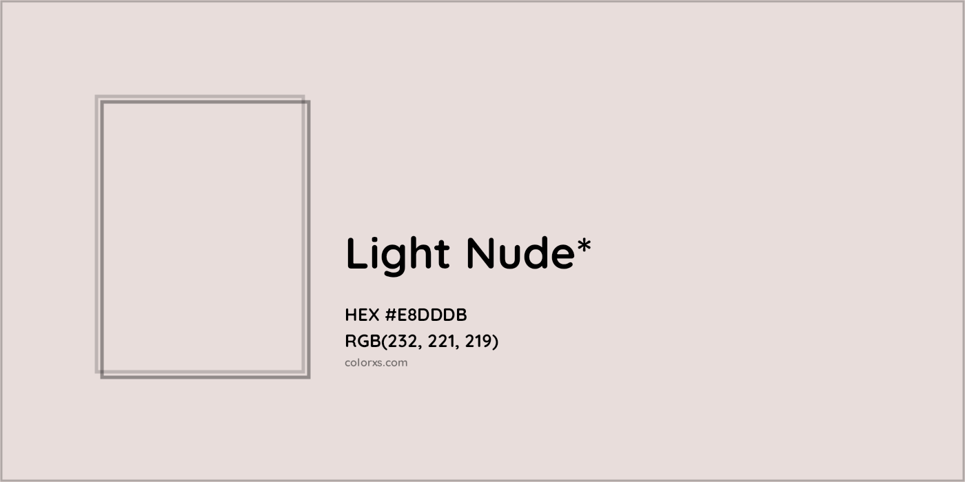 HEX #E8DDDB Color Name, Color Code, Palettes, Similar Paints, Images