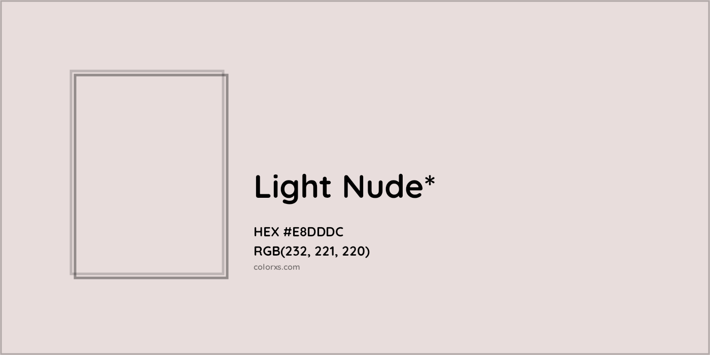 HEX #E8DDDC Color Name, Color Code, Palettes, Similar Paints, Images