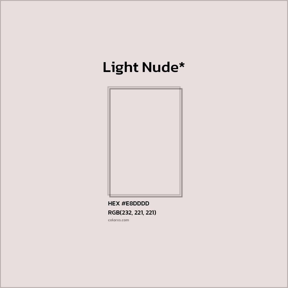 HEX #E8DDDD Color Name, Color Code, Palettes, Similar Paints, Images
