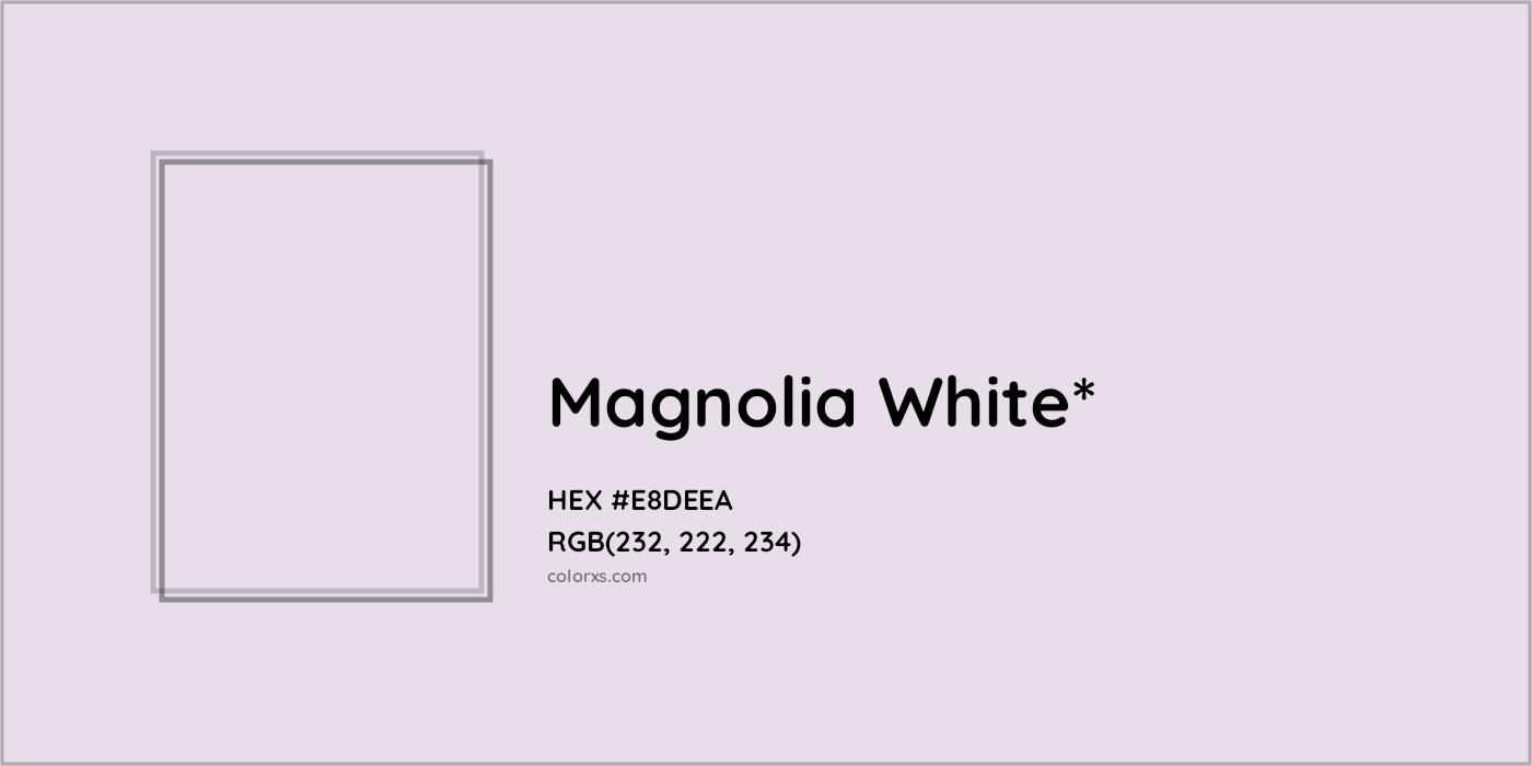 HEX #E8DEEA Color Name, Color Code, Palettes, Similar Paints, Images