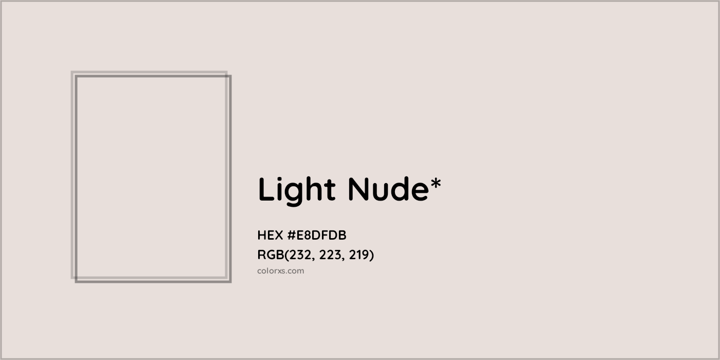 HEX #E8DFDB Color Name, Color Code, Palettes, Similar Paints, Images
