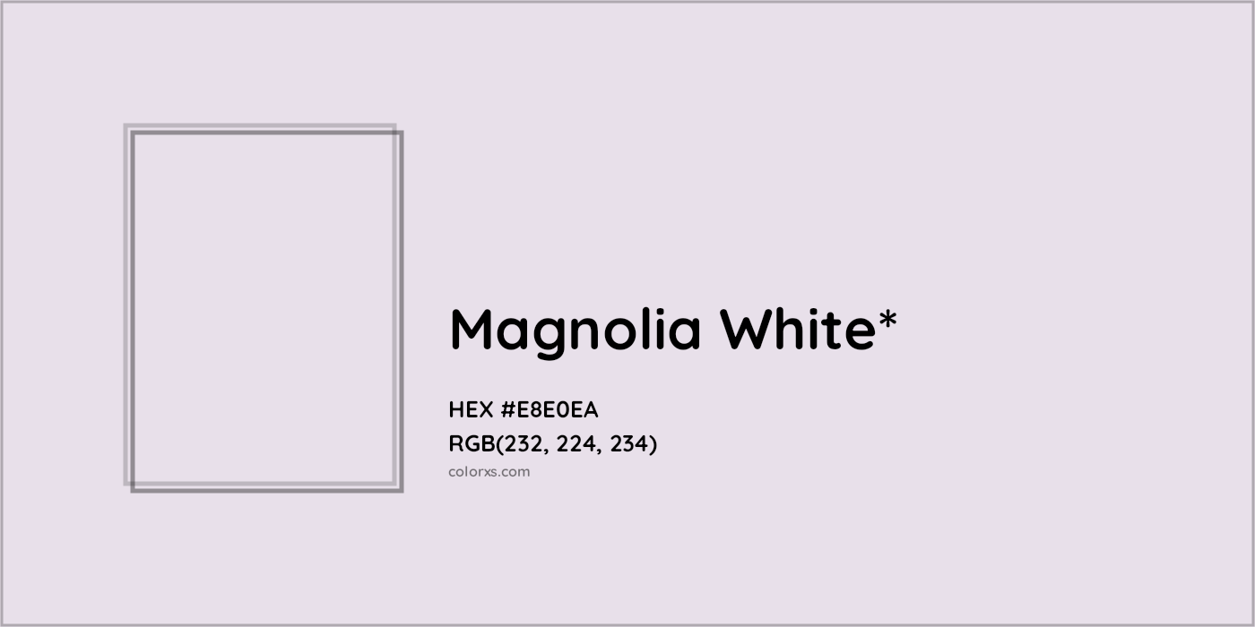 HEX #E8E0EA Color Name, Color Code, Palettes, Similar Paints, Images