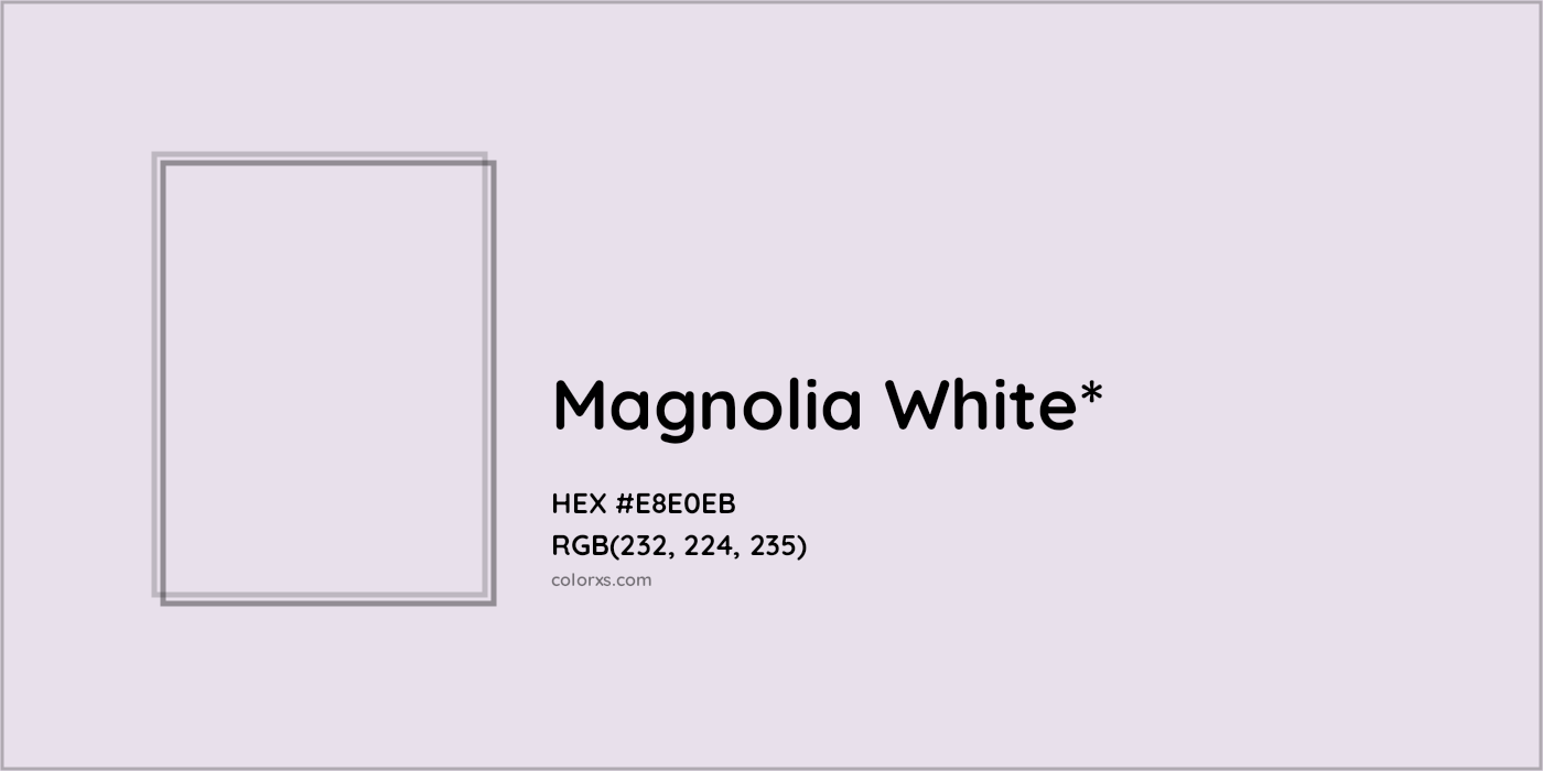 HEX #E8E0EB Color Name, Color Code, Palettes, Similar Paints, Images
