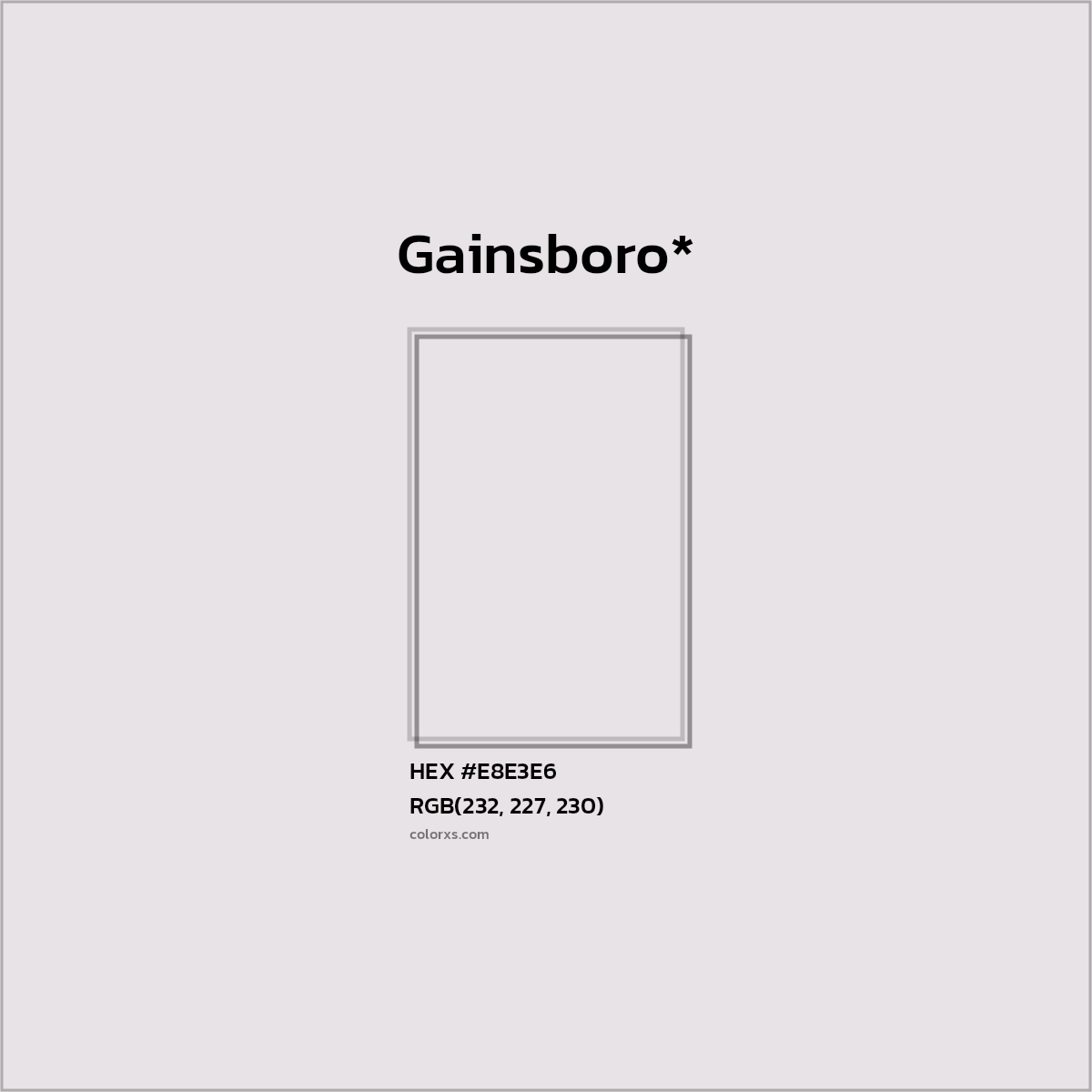 HEX #E8E3E6 Color Name, Color Code, Palettes, Similar Paints, Images