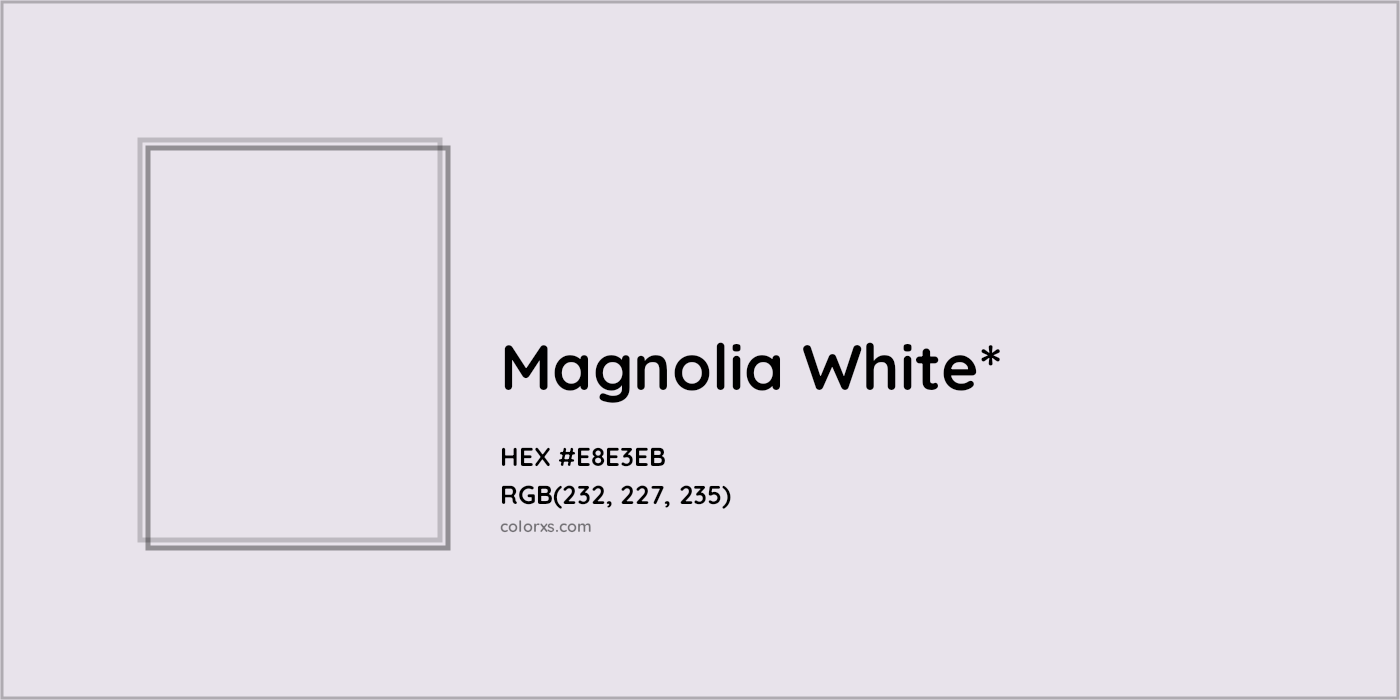 HEX #E8E3EB Color Name, Color Code, Palettes, Similar Paints, Images