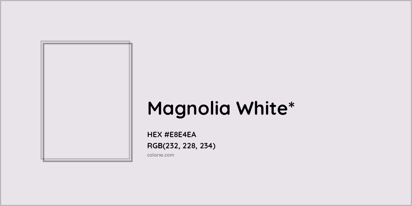 HEX #E8E4EA Color Name, Color Code, Palettes, Similar Paints, Images
