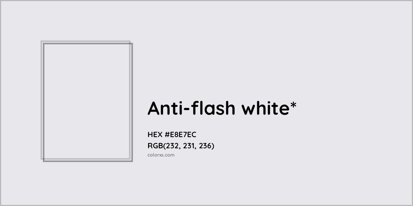 HEX #E8E7EC Color Name, Color Code, Palettes, Similar Paints, Images