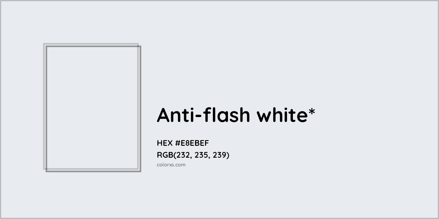 HEX #E8EBEF Color Name, Color Code, Palettes, Similar Paints, Images