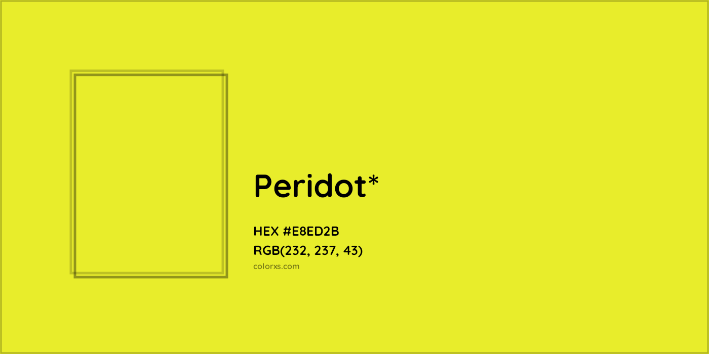 HEX #E8ED2B Color Name, Color Code, Palettes, Similar Paints, Images