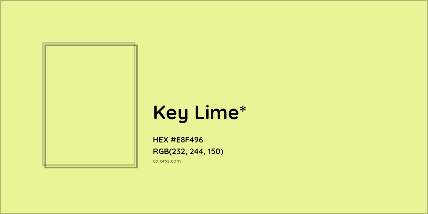 HEX #E8F496 Color Name, Color Code, Palettes, Similar Paints, Images