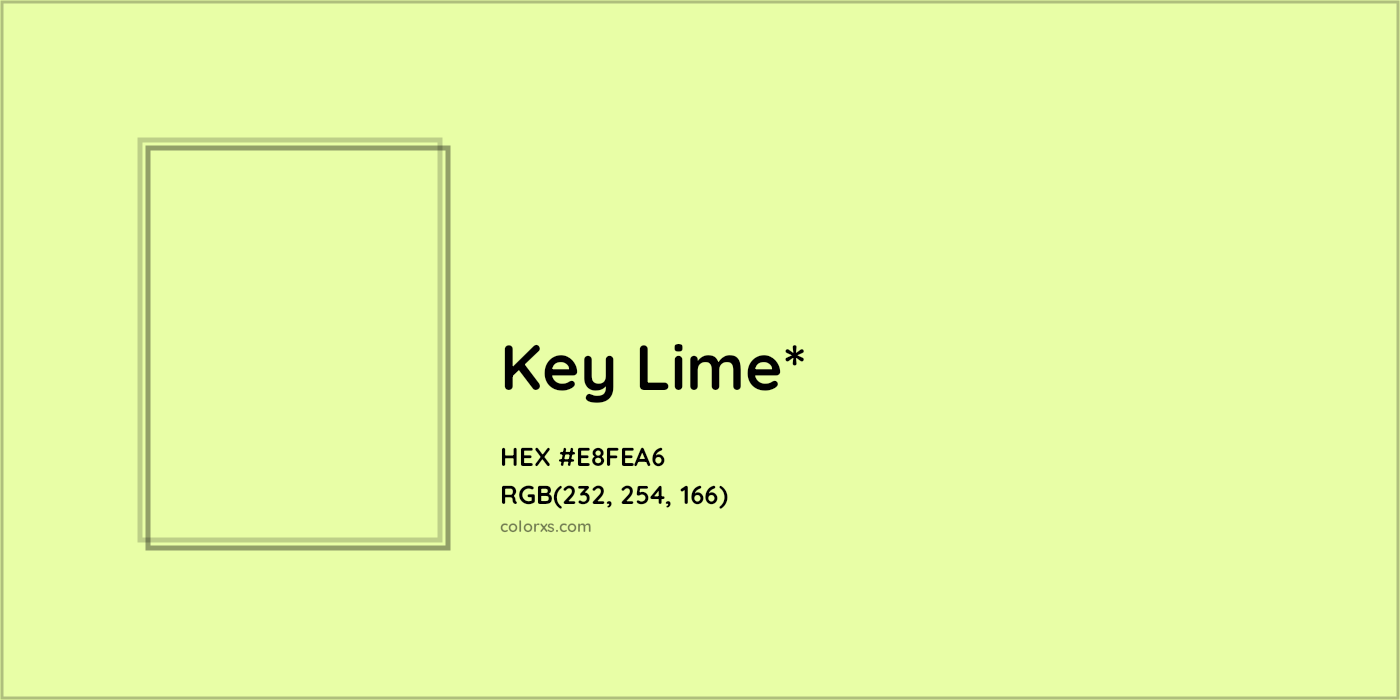 HEX #E8FEA6 Color Name, Color Code, Palettes, Similar Paints, Images