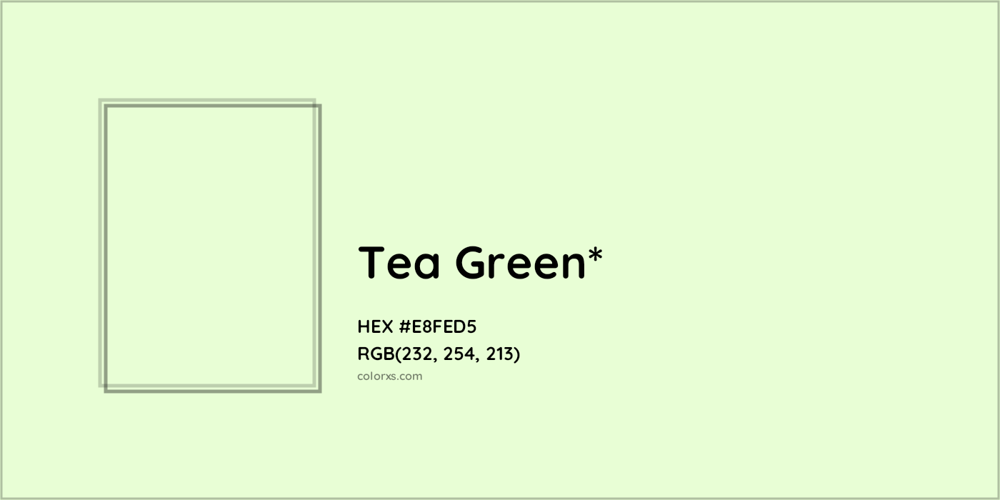 HEX #E8FED5 Color Name, Color Code, Palettes, Similar Paints, Images