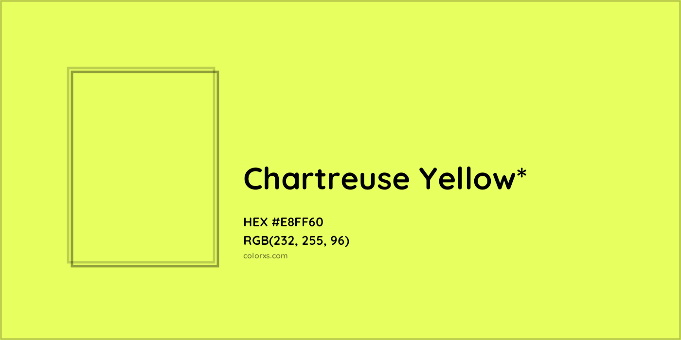 HEX #E8FF60 Color Name, Color Code, Palettes, Similar Paints, Images