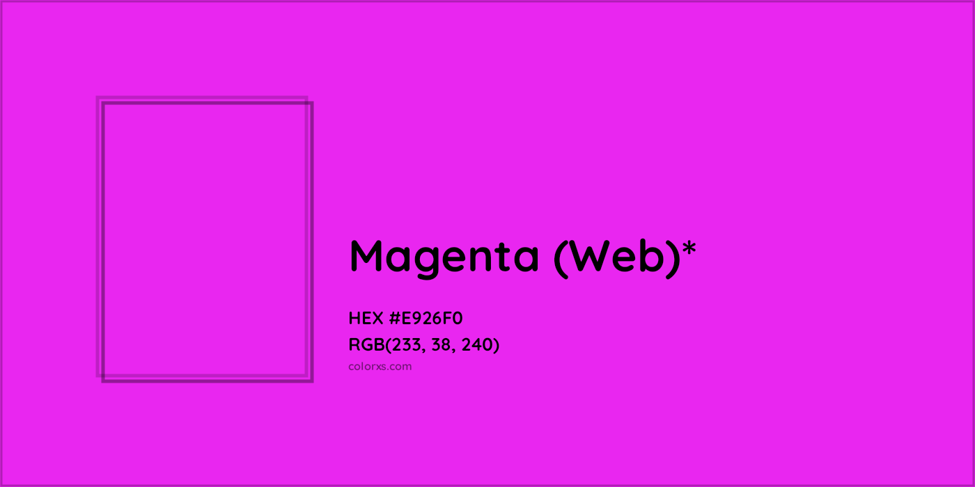 HEX #E926F0 Color Name, Color Code, Palettes, Similar Paints, Images