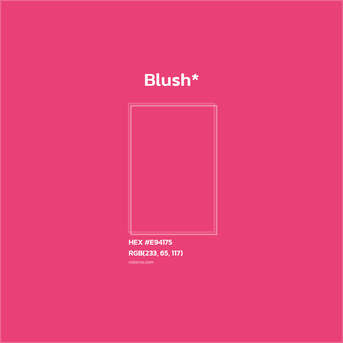HEX #E94175 Color Name, Color Code, Palettes, Similar Paints, Images