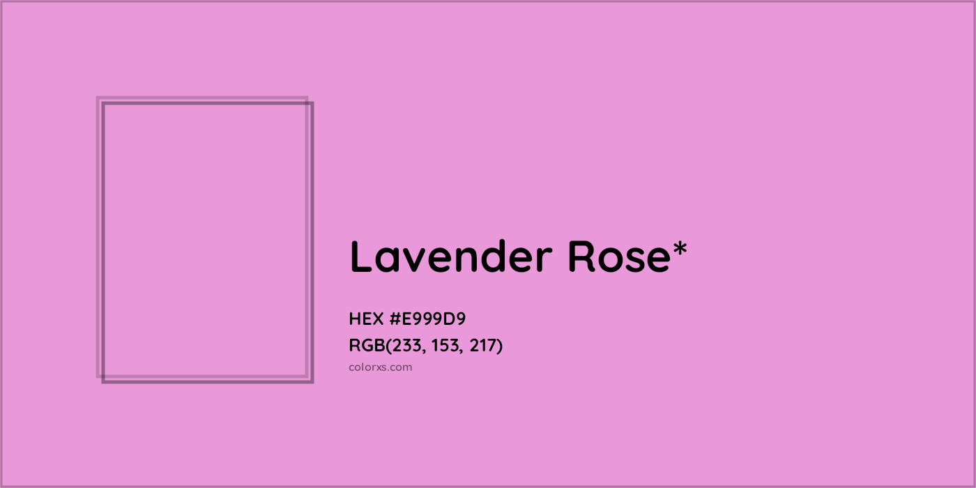 HEX #E999D9 Color Name, Color Code, Palettes, Similar Paints, Images