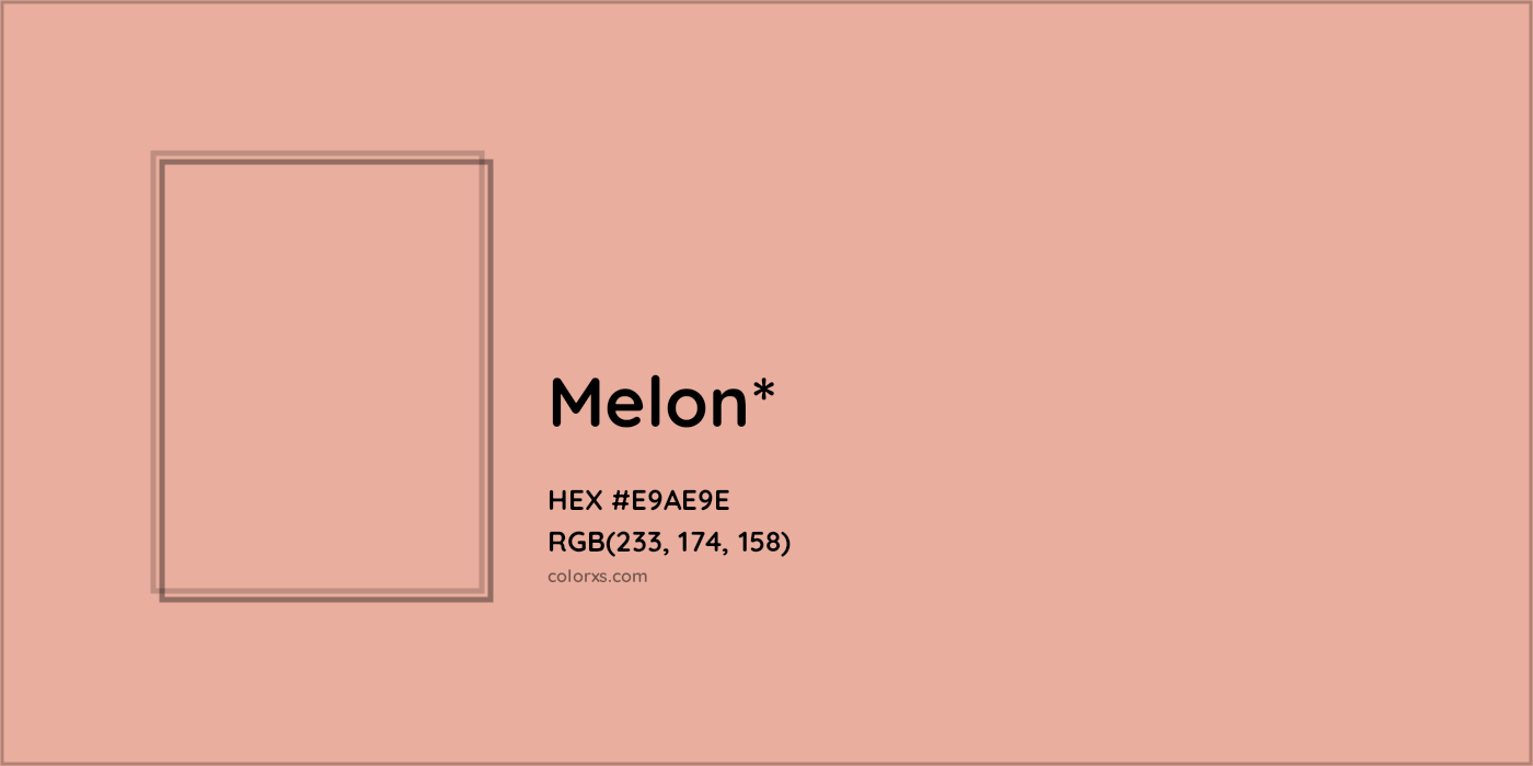 HEX #E9AE9E Color Name, Color Code, Palettes, Similar Paints, Images