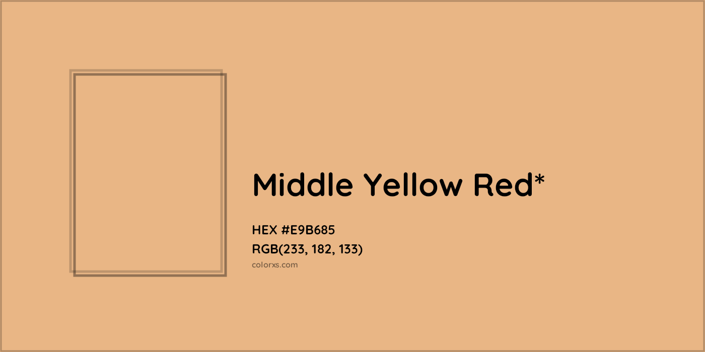 HEX #E9B685 Color Name, Color Code, Palettes, Similar Paints, Images