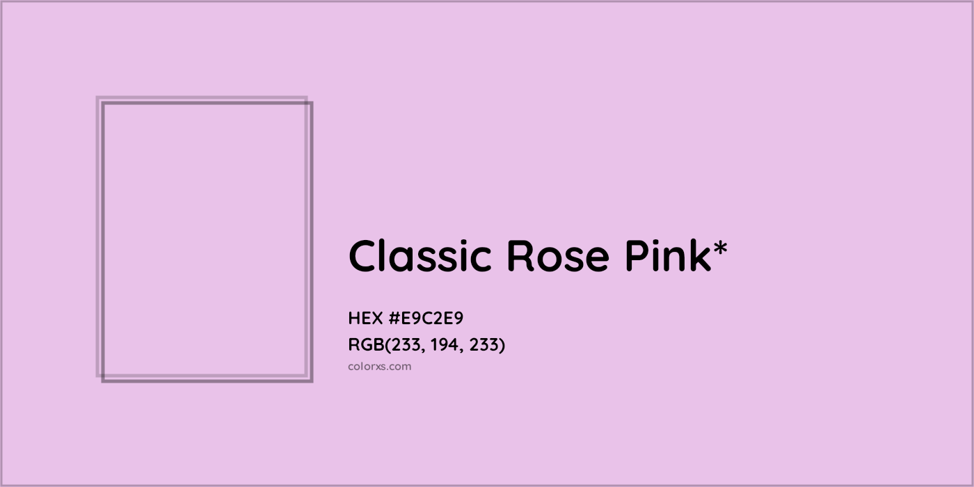 HEX #E9C2E9 Color Name, Color Code, Palettes, Similar Paints, Images