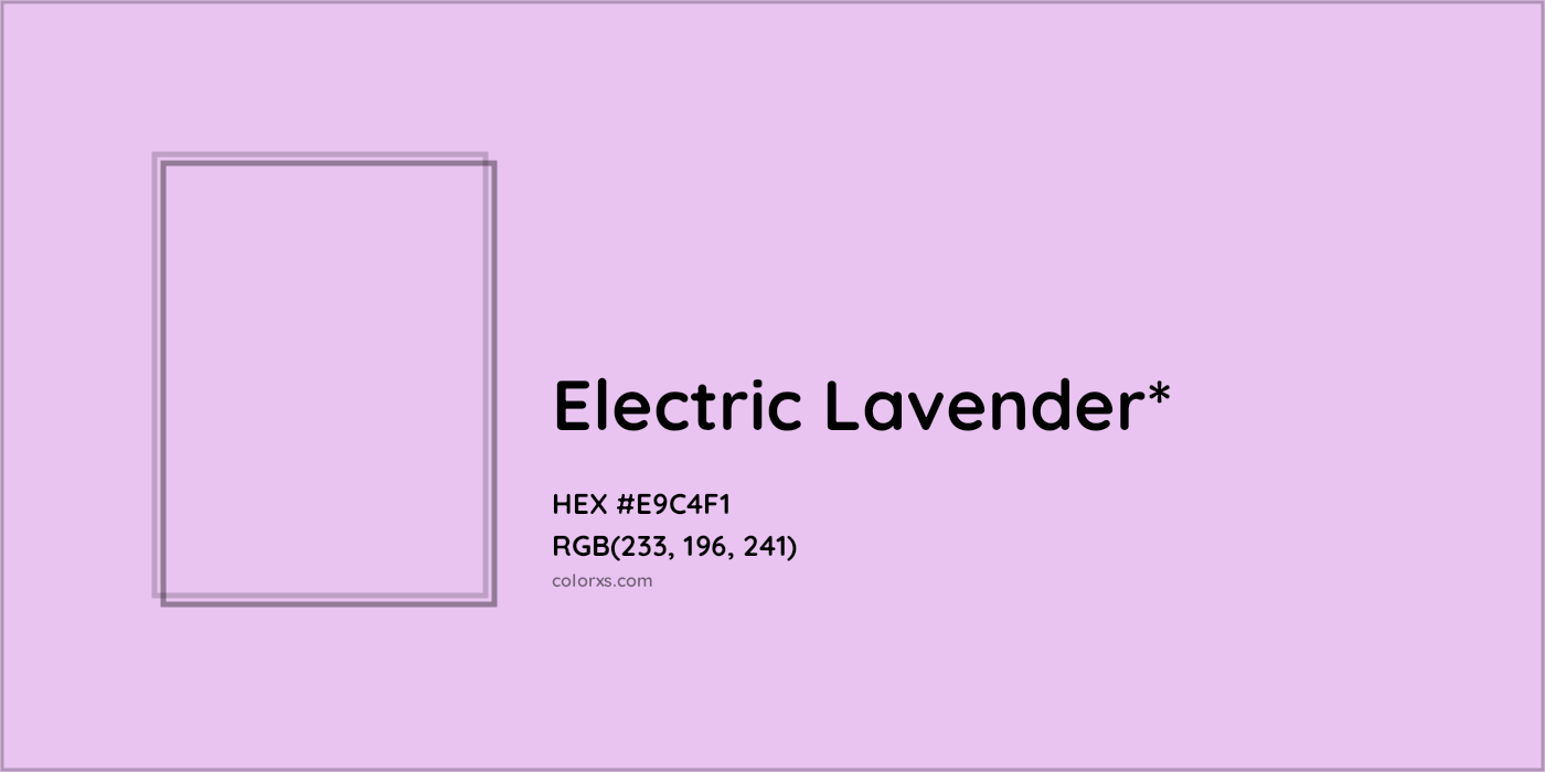 HEX #E9C4F1 Color Name, Color Code, Palettes, Similar Paints, Images