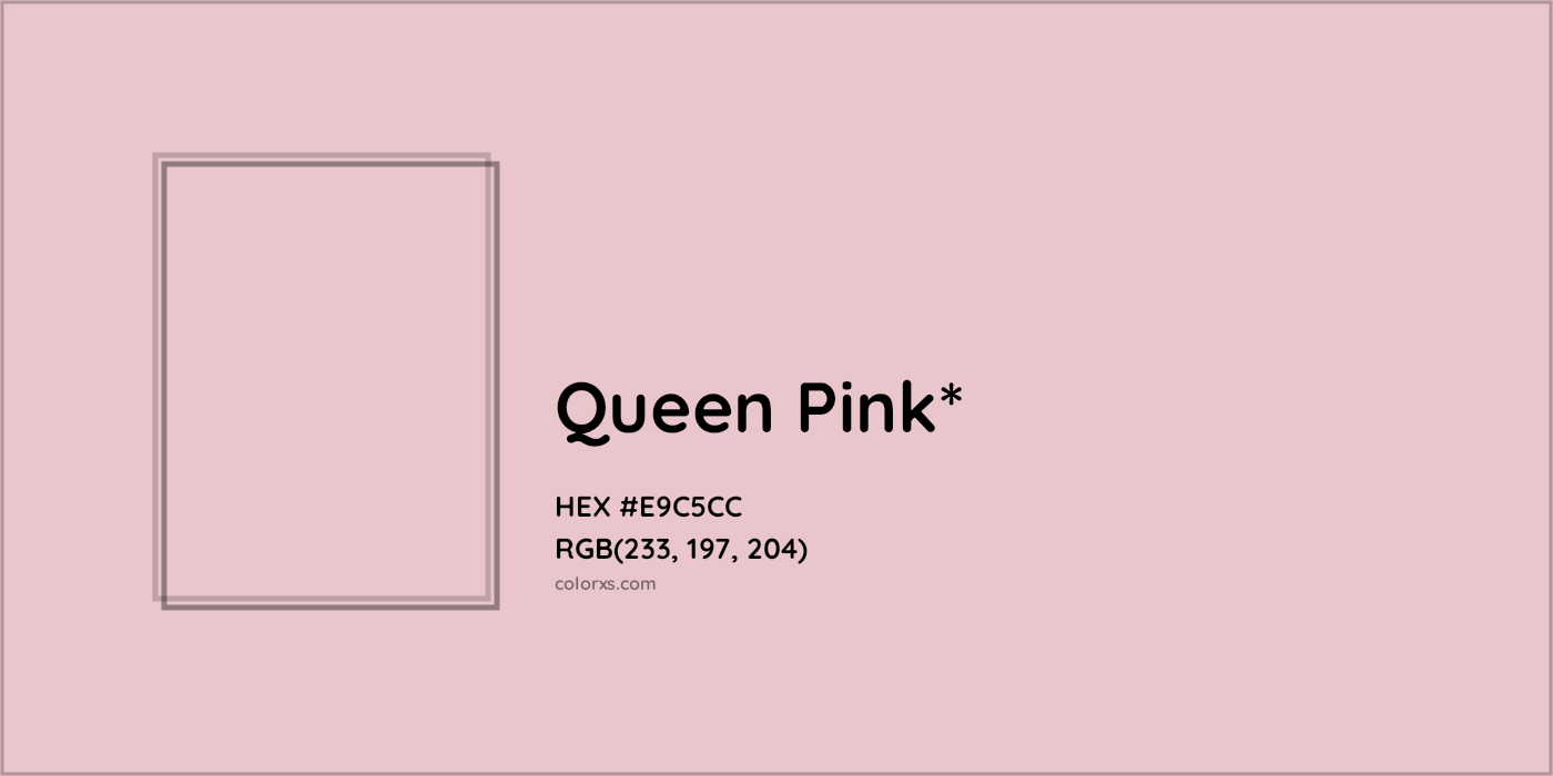 HEX #E9C5CC Color Name, Color Code, Palettes, Similar Paints, Images