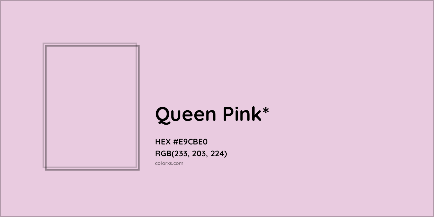 HEX #E9CBE0 Color Name, Color Code, Palettes, Similar Paints, Images