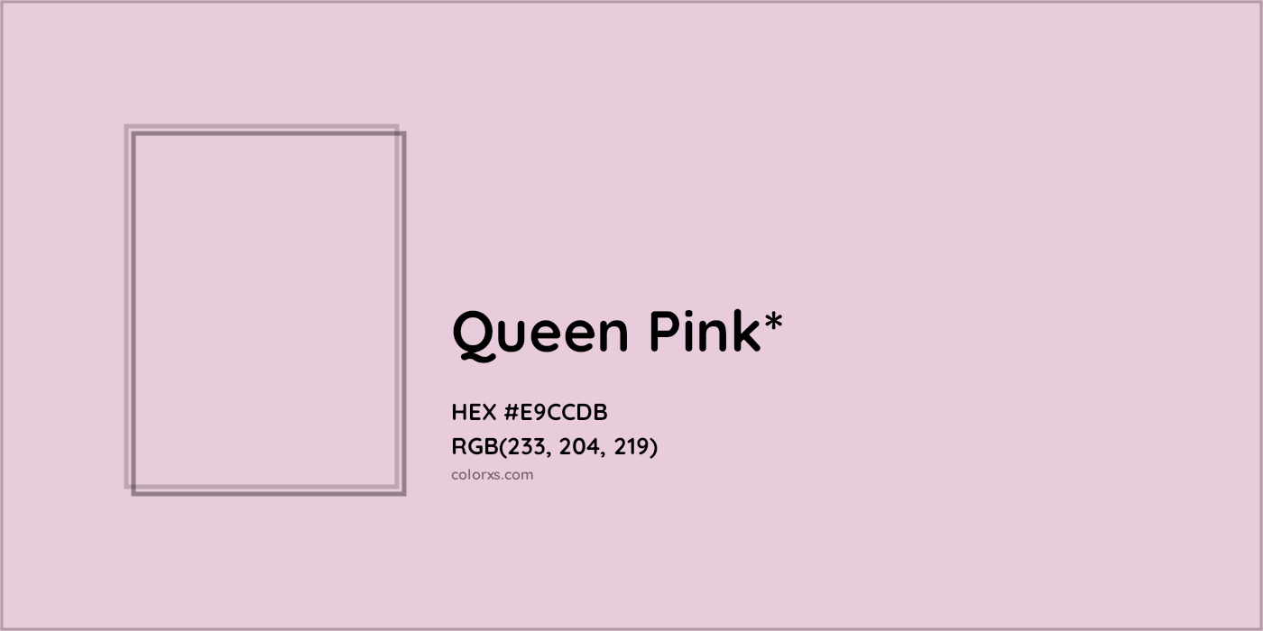 HEX #E9CCDB Color Name, Color Code, Palettes, Similar Paints, Images