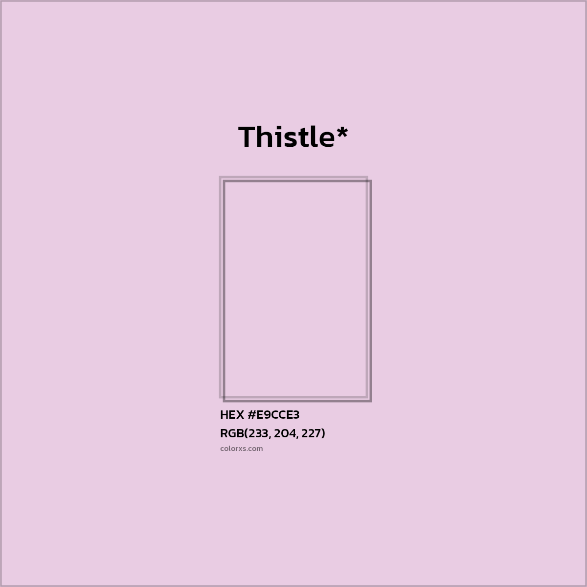 HEX #E9CCE3 Color Name, Color Code, Palettes, Similar Paints, Images