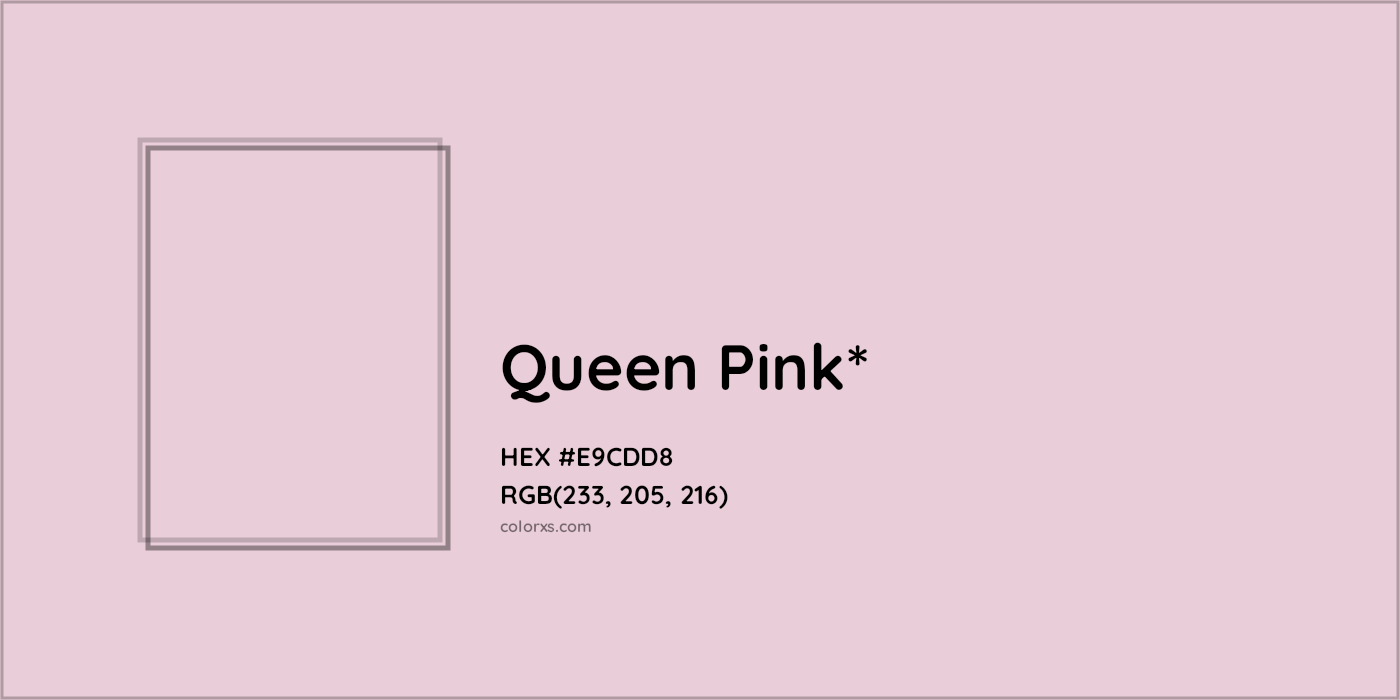 HEX #E9CDD8 Color Name, Color Code, Palettes, Similar Paints, Images