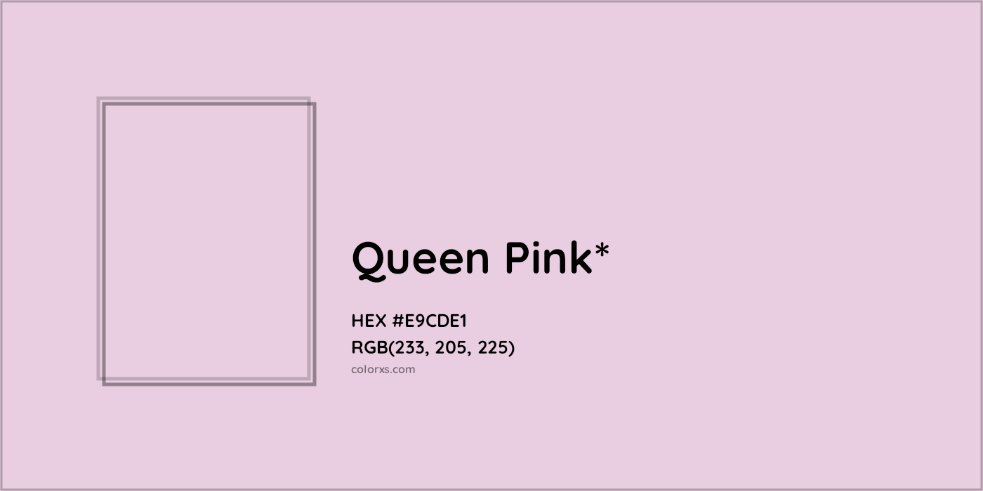 HEX #E9CDE1 Color Name, Color Code, Palettes, Similar Paints, Images