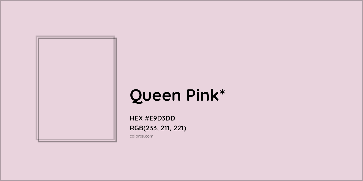 HEX #E9D3DD Color Name, Color Code, Palettes, Similar Paints, Images