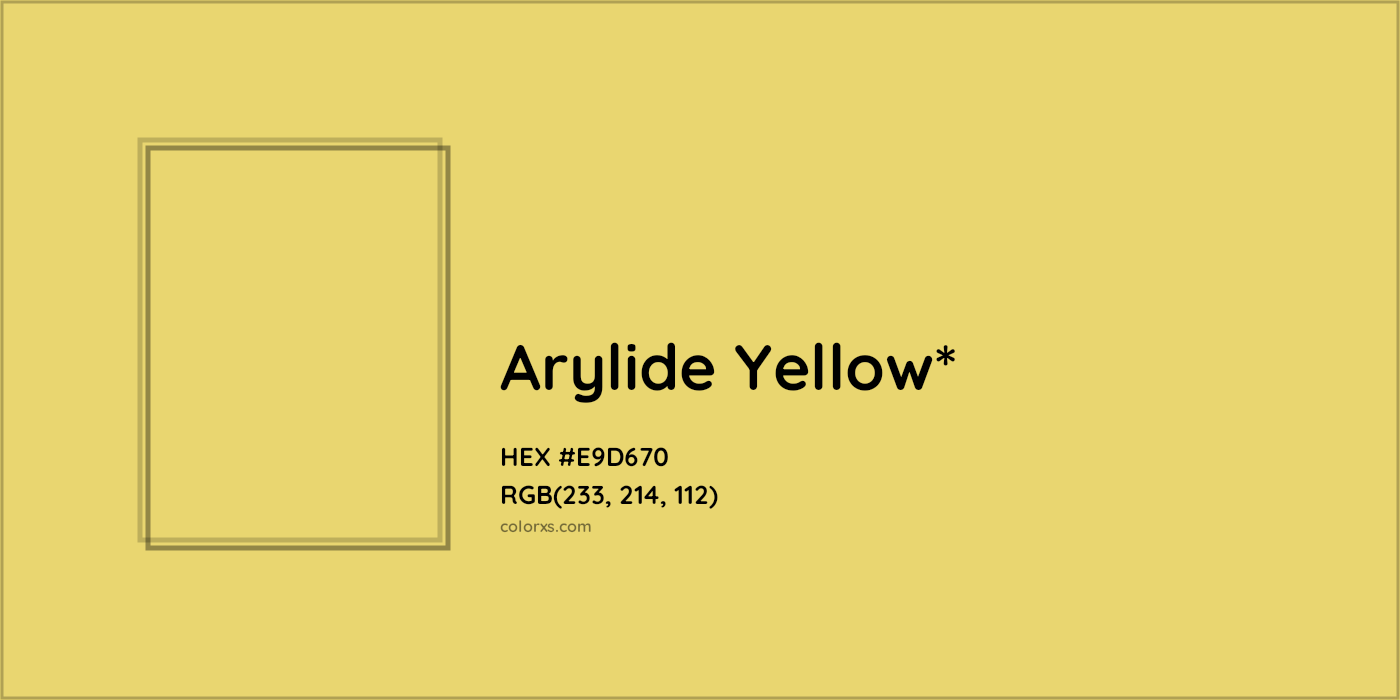 HEX #E9D670 Color Name, Color Code, Palettes, Similar Paints, Images