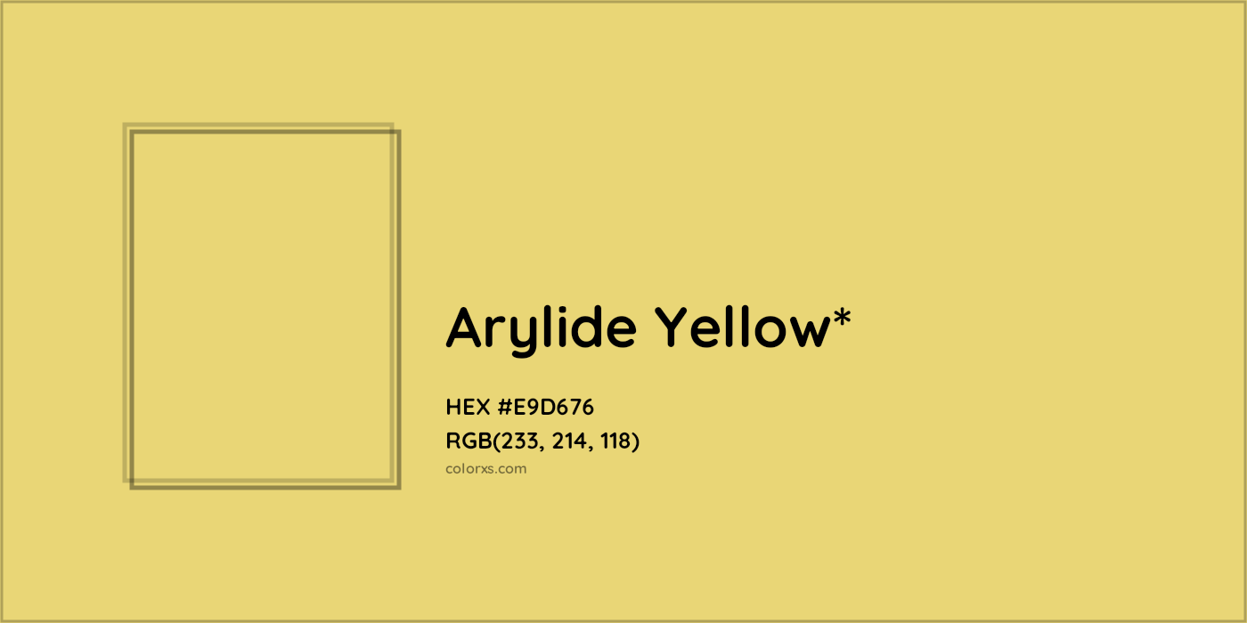 HEX #E9D676 Color Name, Color Code, Palettes, Similar Paints, Images