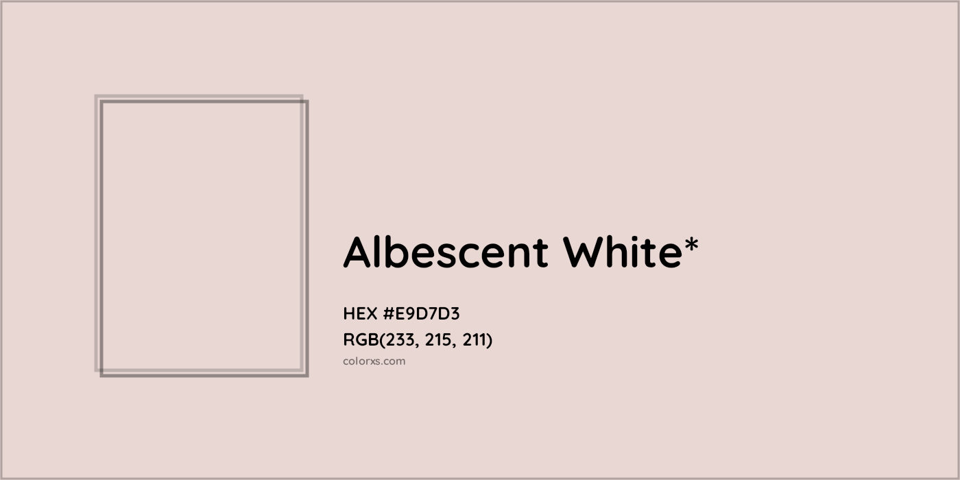 HEX #E9D7D3 Color Name, Color Code, Palettes, Similar Paints, Images