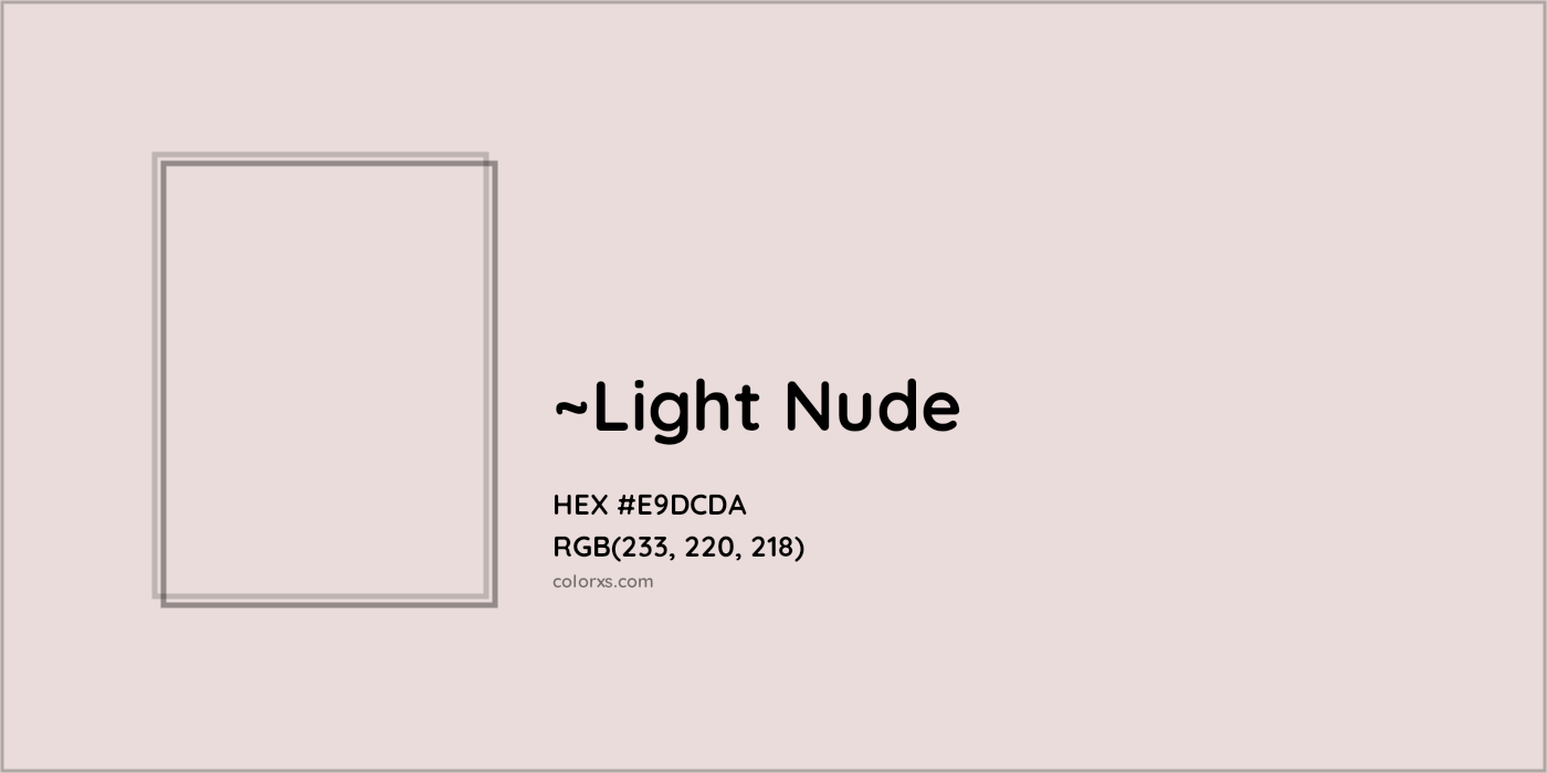 HEX #E9DCDA Color Name, Color Code, Palettes, Similar Paints, Images