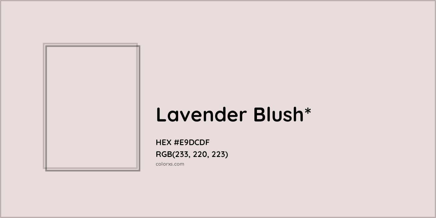 HEX #E9DCDF Color Name, Color Code, Palettes, Similar Paints, Images