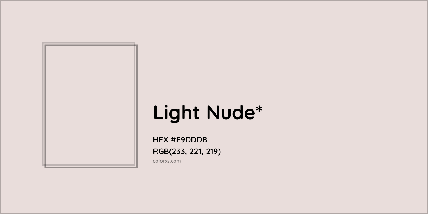 HEX #E9DDDB Color Name, Color Code, Palettes, Similar Paints, Images