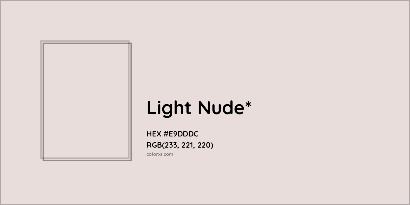 HEX #E9DDDC Color Name, Color Code, Palettes, Similar Paints, Images