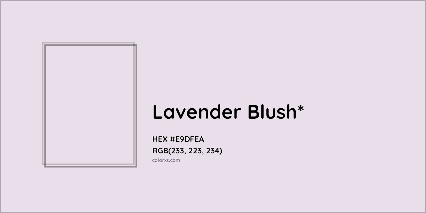 HEX #E9DFEA Color Name, Color Code, Palettes, Similar Paints, Images